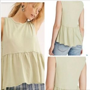NWT Free People anytime Matcha tank size XS